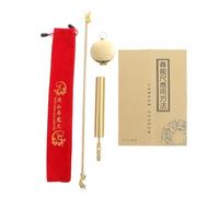 FOMIYES Baguette de Sourcier à Tête de Dragon et Recherche de Source D'eau en Cuivre Multi-usage avec Boussole Pratique pour Détection Feng Shui