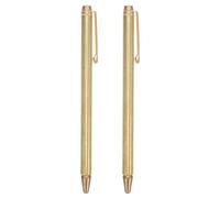 FOMIYES Baguettes Sourcier Cuivre 2pcs Télescopiques Pliables Pour Détection Veines d'Eau Extérieur Enquêteurs Radiesthésie Confortable Jaune
