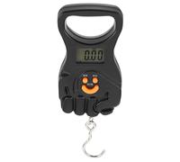 FOMIYES Balance à Bagages Portable Électronique Plastique Noir 50kg Mini Crochet Voyage La Cuisine Pêche Précision Compacte