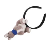 FOMIYES Bande de cheveux kangourou Hoop de cheveux kangourou 3D Headgear Zoo Kangaroo Hair Hoop Gris
