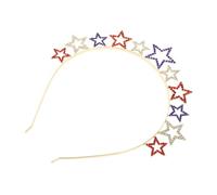 FOMIYES Bandeau Du Jour De L'Indépendance Bandeau Pentagramme Fourniture De Fête x De Noël Strass À Ongles x Scintillants Étoile Rave Joli Alliage De