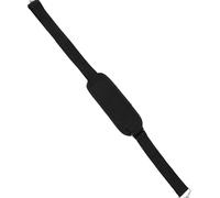 FOMIYES Bandoulière Réglable pour Paquet à Bandoulière en Toile Sangle Résistante en Tissu Boucle Métallique Largeur Confortable Compatible Paquet Ordinateur Portable Noire