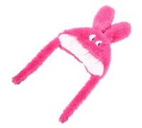 FOMIYES Baotou Peluche Tricoter tricoté Bonnet Animal Petit Fille Chapeau Femme Bonnet pour Chien Jolis Bonnets à Oreilles Joli Bonnet Chapeaux de Chien la Laine Rosé