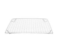 FOMIYES Barbecue Rectangulaire Acier Inoxydable avec Support de Cuisson Élevé pour Rôtissage Cuisson Extérieure et Camping Antiadhésive Facile à Nettoyer Accessoire Barbecue