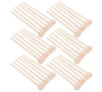 FOMIYES Bâtonnets à Café en Bois Naturel 100 Pièces, Extrémités Arrondies, Agitateurs Bois pour Café, Thé et Cocktails, Usage Domestique, Bar et Restaurant, Touillettes Réutilisable