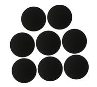 FOMIYES Bloc de Dessin Rond Noir 17 CM 8 Pièces Papier à Dessin pour Mandalas Outils à Pointiller pour Peinture Créative Carnet de Croquis pour Artistes Débutants et Professionnels