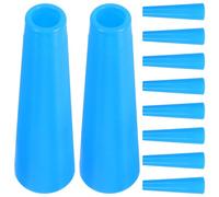 FOMIYES Bobines Plastiques Coniques Bleues 10 Pcs pour Machine Textile Haute Vitesse, Tubes D’enroulement Résistants pour Organiser Fils à Broder et Laine, Accessoires Tissage
