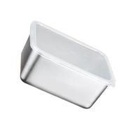 FOMIYES Boîte de Conservation Alimentaire Rectangulaire 304 Inox Petite Taille avec Couvercle Transparent Étanche, Boîte Repas Pratique pour Pique-niques, Bureau et Préparation des Repas