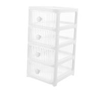 FOMIYES Boîte De Rangement Maquillage Transparente Avec Organisateur Cosmétique Et Bijoux Pour Vanité Petite Élégante