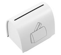 FOMIYES Boîte De Recyclage pour Lames De Rasoir en Fer Blanc Fermé Hermétique Multifonction Rangement Outils De Rasage Et Petits Objets Salle De Bain