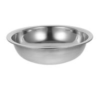 FOMIYES Bol à Mélanger en Acier Inoxydable 32 Cm Épaisseur 0,8 Mm, Bassine pour Laver Légumes et Salade, Pot Polyvalent Cuisine Maison et Restauration, Bassine Inox Résistante et Facile