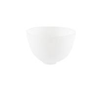 FOMIYES Bol en Silicone Inodore Polyvalent pour Usage Domestique Taille Moyenne 10,5x7 Cm Souple Anti-goutte pour Préparation de Masques Visage et Dosage D’ingrédients Blancs