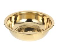 FOMIYES Bol Mélangeur Rond en Acier Inoxydable Épais 38 Cm, Bassin Multifonction Cuisine et Bain de Pieds, Cuvette Inox Résistante au Nettoyage, Bassin Vaisselle et Préparation Aliments