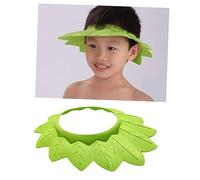 FOMIYES Bonnet de Bain Ajustable pour Garçon Fille Forme de Eva pour Protection des Yeux Lors du Shampoing Garçon Fille Vert