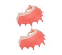 FOMIYES Bonnets de Bain Visière Drainage en Silicone Imperméables pour Bébé Forme Cartoon 2pcs Protection Yeux et Oreilles, pour Lavage des Cheveux