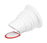 FOMIYES Bouchon Anti-odeurs en Silicone Blanc pour Noyau de Vidange 45/50 Mm, Dispositif Étanche et Anti-refoulement, Obturateur pour Canalisations Cuisine et Salle de Bain, Protection