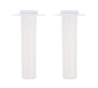 FOMIYES Bouchon de Vidange Dimensions 8,5x4,5x4,5 Cm Rond en Plastique Blanc 2 Ensembles Compatible Trous sans Filetage pour Congélateur Cuisine pour Congélateurs Domestiques