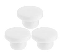 FOMIYES Bouchon de Vidange Remplacement 1,5cm 3 Pièces en Caoutchouc Blanc Étanche et Rond pour Congélateur et Réfrigérateur Adapté Cuisine et Maison