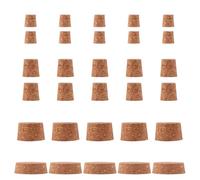 FOMIYES Bouchons de Bouteille en Liège Naturel 30 Pcs Lot Mixte 4 Tailles Scellants pour Vin, Bière et Huile, Accessoire Cuisine Polyvalent