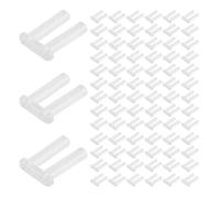 FOMIYES Bouchons en Plastique pour Lunettes sans Monture Double Embout 1,7 X 0,8 X 7,0 Mm 200 Pièces Kit Réparation Accessoires pour Lunettes Usage Professionnel et Domestique