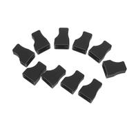 FOMIYES Bouchons Noirs en Silicone Réutilisables pour Bouteilles D'huile D'olive et Condiments Lot de 10 pour Pompe à Sirop de Café pour Bars à Soda et Cuisines