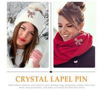 FOMIYES Boucle Écharpe à Nœud Noeud Broche à Nœud Bijoux Délicats Décoration De Vêtements Accessoires Uniques