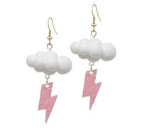 FOMIYES Boucles D'oreilles En Acrylique Grandes Mignonnes Thème Météo Pour Femmes Fêtes Et Occasions Décontractées Design Unique Et Coloré
