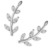 FOMIYES Boucles D'oreilles Feuilles Grimpeuses Élégantes En Alliage Léger Pour Femmes Usage Quotidien Style Japonerie Coréen