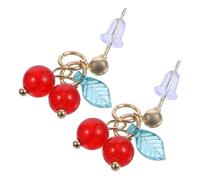 FOMIYES Boucles d'Oreilles Rétro pour Femme Accessoires Fantaisie Clous d'Oreilles en Résine Design Coloré pour Fête Taille Unique
