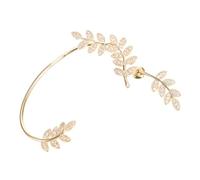 FOMIYES Boucles Oreilles Microsertie Manchette Oreille Droite Style Grimpeur Bijoux Hypoallergéniques Dorés pour Femmes Mariage et Fête