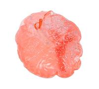 FOMIYES Bouée de Natation Gonflable en PVC Solide Bouée de Sécurité Orange Vif Paillettes Accessoire D’Entraînement pour Nageurs Débutants en Eau Légère et Visible Dispositif de