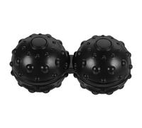FOMIYES Boule De Massage Silicone Noire Pour Corps Balle De Massage Manuelle Façon Cacahuète Pour Détente Musculaire Mobilisation Articulaire Et Amélioration Posture Soulagement Des Tensio