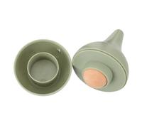 FOMIYES Boule de Massage Visage Pierre de Lave Volcanique Portable Absorbant Lhuile Stimule Labsorption des Crèmes Réduit et Tensions Améliore Fermeté et Éclat