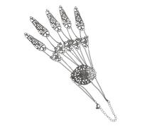 FOMIYES Bracelet Chaîne avec Ongles Bijoux Gothiques Accessoire de Danse Chaîne de Main Fêtes de Doigt Solide