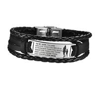 FOMIYES Bracelet Cuir Punk Ajustable pour Bracelet Inspirant pour Accessoire et Durable