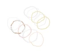 FOMIYES Bracelet De Poignet En Perles Bijoux Bracelets Extensibles Faits Main Superposées Élastiques