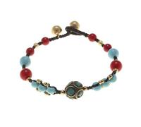 FOMIYES Bracelet Turquoise Main Bracelet Coloré Perles Accessoire de Décoration pour Toutes Occasions