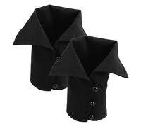 FOMIYES Brassards de Chemise Coton Amovibles pour Manches Accessoires Déco Respirants et Élégants pour Tenues Professionnelles Compatible avec Blouses et