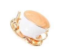 FOMIYES broche broche moderne Clips de pull clip de cardigan petit Accessoire Broch de vêtements épingle décorative Broche élégante roman pectoral Alliage de zinc blanche