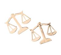 FOMIYES Broche de Col en Alliage Or Design Balance Justice, Lot de 2 Pièces Résistantes à L'usure, pour Événements Formels et Styles Variés