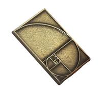 FOMIYES Broche De Forme Mathématique Épingle De Caméra Bijoux Mathématiques Sciences Badges Épingle De Retombées Épinglette De Épingle Scientifique Dark Brown Métal