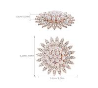 FOMIYES Broche Écharpe Femme Épingle Scarf Pin Polyvalente Pour Pulls Et Châles