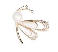 FOMIYES Broche en Design Unique Plaquée Or Accessoire de Mode pour Femmes Mariage Taille Unique