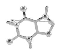 FOMIYES Broche Pour Étudiants Et Enseignants Épingles à Vêtements Thème Chimie Et Badge De Structure Moléculaire Pour De Science
