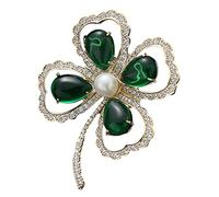 FOMIYES Broche Pour Femmes Forme Trèfle Décoration Créative Bijoux Clover Broche De Manteau Broches Délicates Broches Pour Femmes