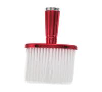 FOMIYES Brosse à Épousseter Cou en Nylon Doux Outil Professionnel de Coiffure Brosse de Nettoyage des Cheveux pour Salon Domicile Couleur Rouge Accessoire de Toilettage Multifonctionnel