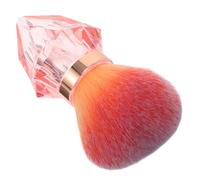 FOMIYES Brosse à Poussière Pour Pinceau à Maquillage Multi-usage Avec Poils Doux Applicateur Forme De Diamant Pour Éliminer La Poussière Et Appliquer Les Poudres De Nail Art Et