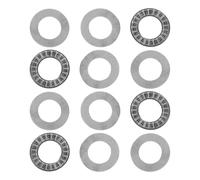 FOMIYES Butée à Aiguilles avec Rondelle 4 Pièces, Roulement à Rouleaux Plats Robuste, Palier de Butée de Grosse Capacité, Roulements Industriels Haute Résistance pour Machines