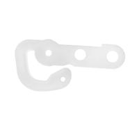 FOMIYES Butée de Porte de Réfrigérateur en Plastique Blanc Loquet de Charnière de Remplacement Clip Ferme-Porte Compatible Congélateur Accessoire Réparation Électroménager Installation