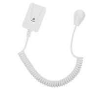FOMIYES Câble Rétractable avec Crochet Adhésif Blanc, Longueur Extensible 1,2 M, Attache de Sécurité pour Téléphones Portables, Télécommandes et Tablettes, Laisse Anti-perte pour Usage